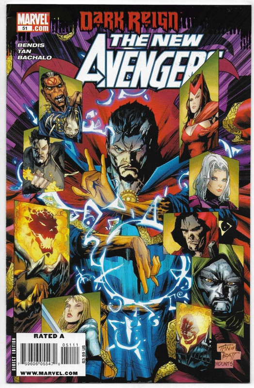 The New Avengers #51 Marvel Comics Bendis Tan Banning Ponsor Bachalo 2009 FN/VFN