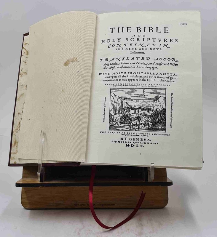 The Geneva Bible 1560 1560 by God [LEATHER BOUND] gallery