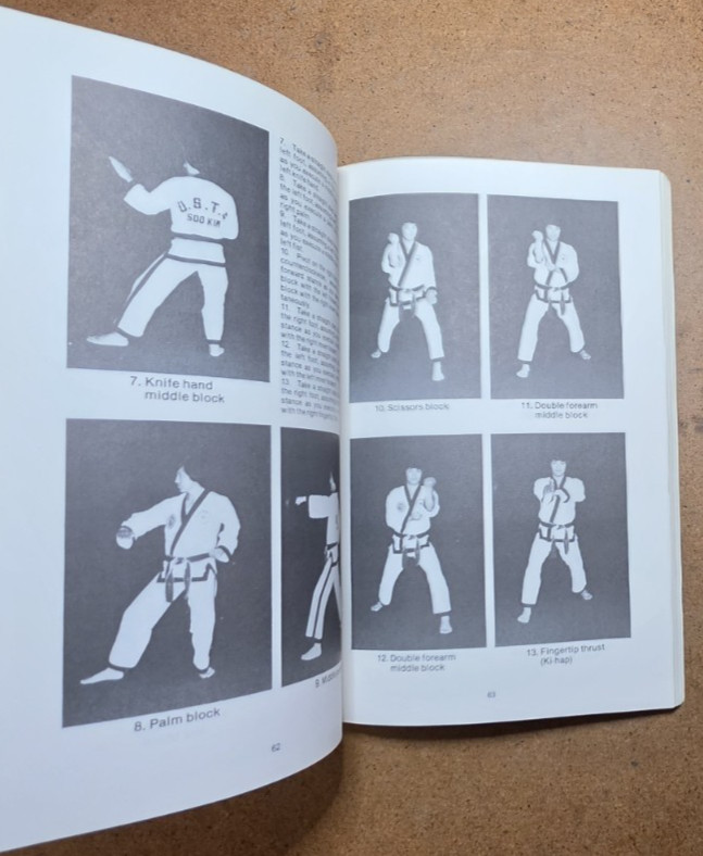 Master Soo Kim's PALGWE 1-8, Tae kwon do Assoc. Martial arts SIGNED by Kim! gallery