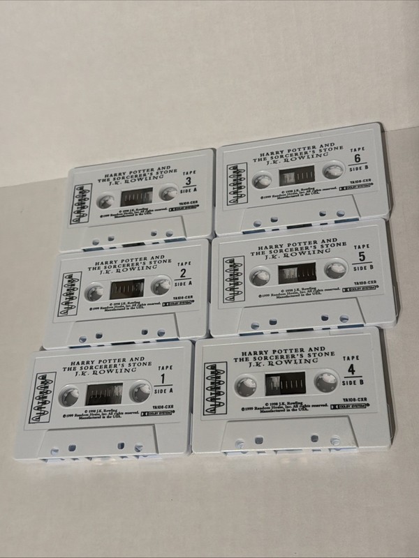 Harry Potter Unabridged Cassette Tapes Full Set 1-7 Jim Dale + Cassette Player gallery