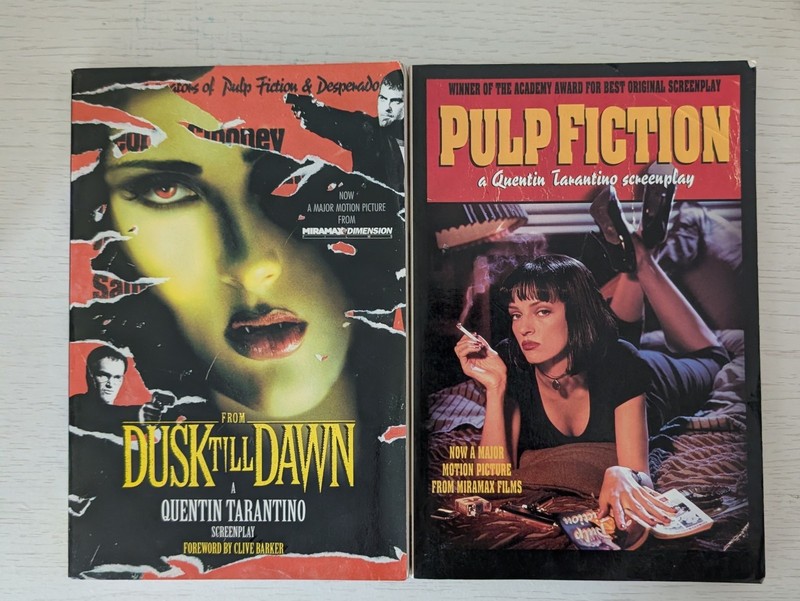 Quintin Tarantino Screenplays – Pulp Fiction And Dusk Till Dawn First Editions