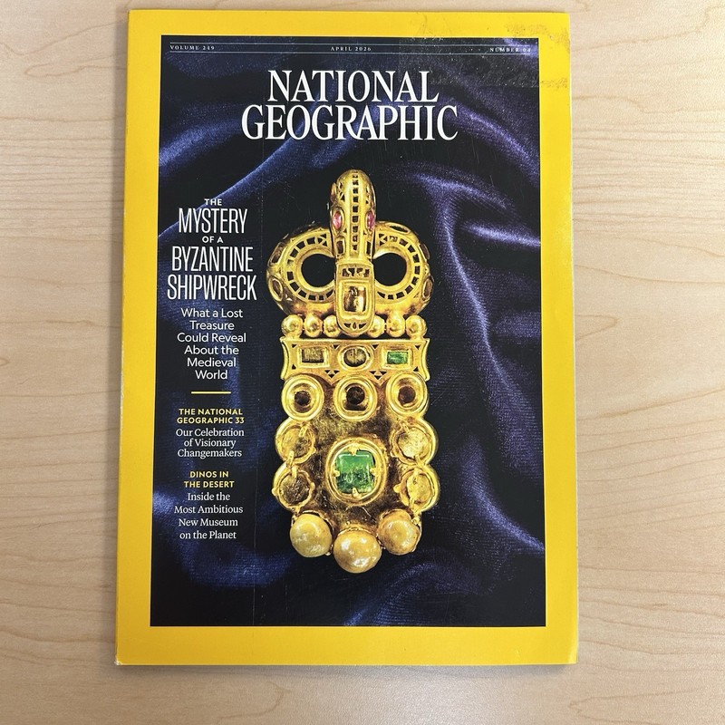 National Geographic Magazine April 2026 The Mystery Of A Byzantine Shipwreck