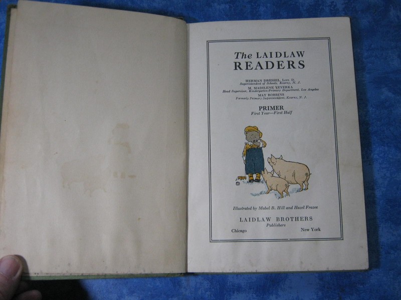 ANTIQUE THE LAIDLAW READERS Primer First Year First Half HC 1929 gallery