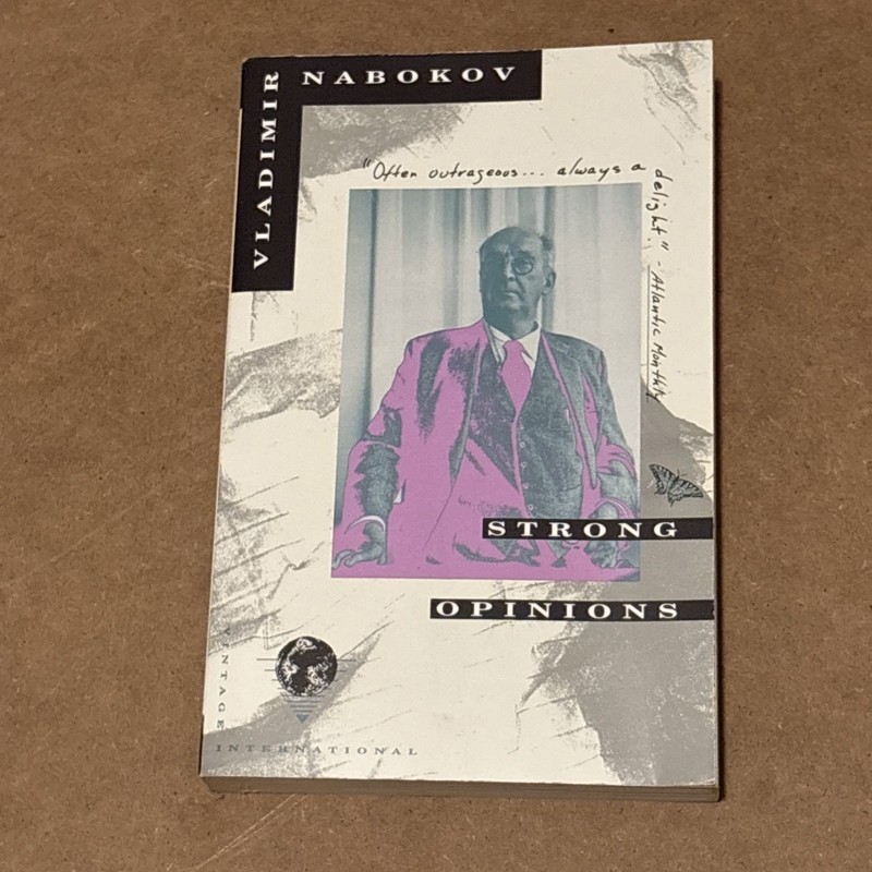 Strong Opinions by Vladimir Nabokov (1990, Trade Paperback)