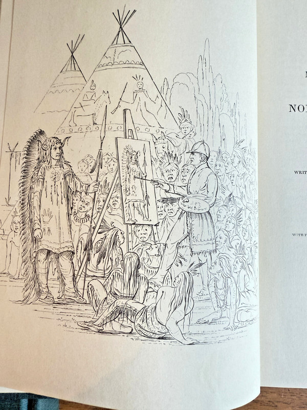 North American Indians,, 2 Vol set, Caitlin, 1st reprint 1965 (1st ed is 1841) gallery