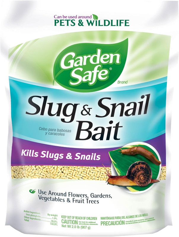 Brand Slug & Snail Bait Granules, 2 Pounds, Slugs & Snails Begin to Die within 3
