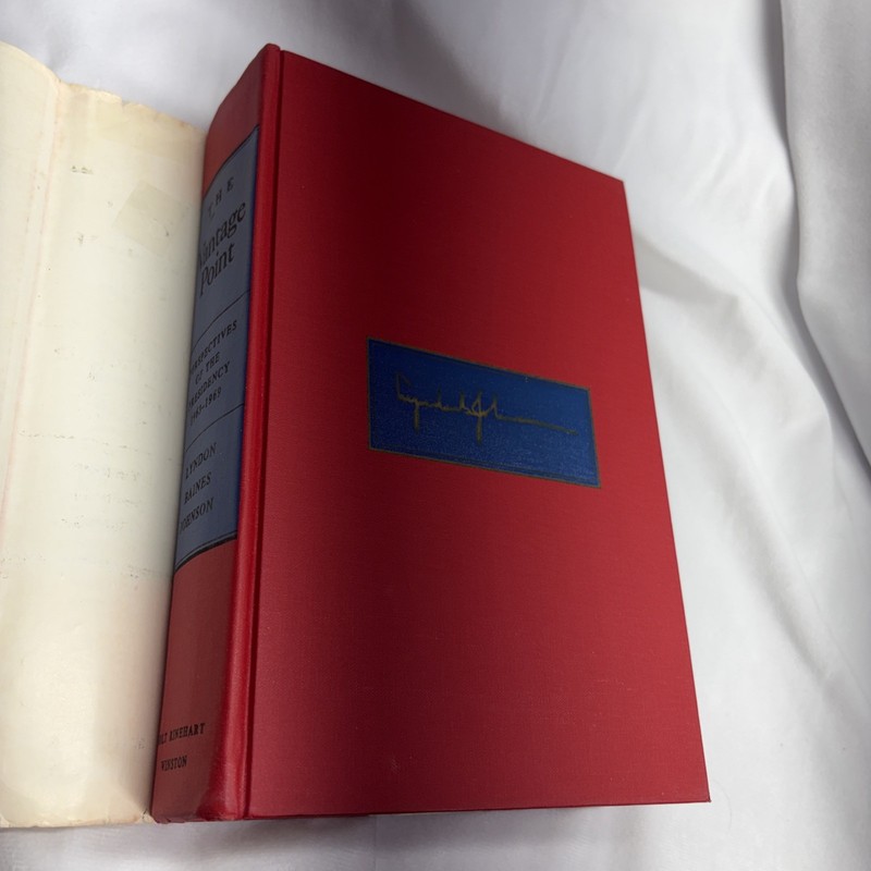 Signed Bookplate The Vantage Point - Lyndon Baines Johnson - Hardcover 1st Ed. gallery