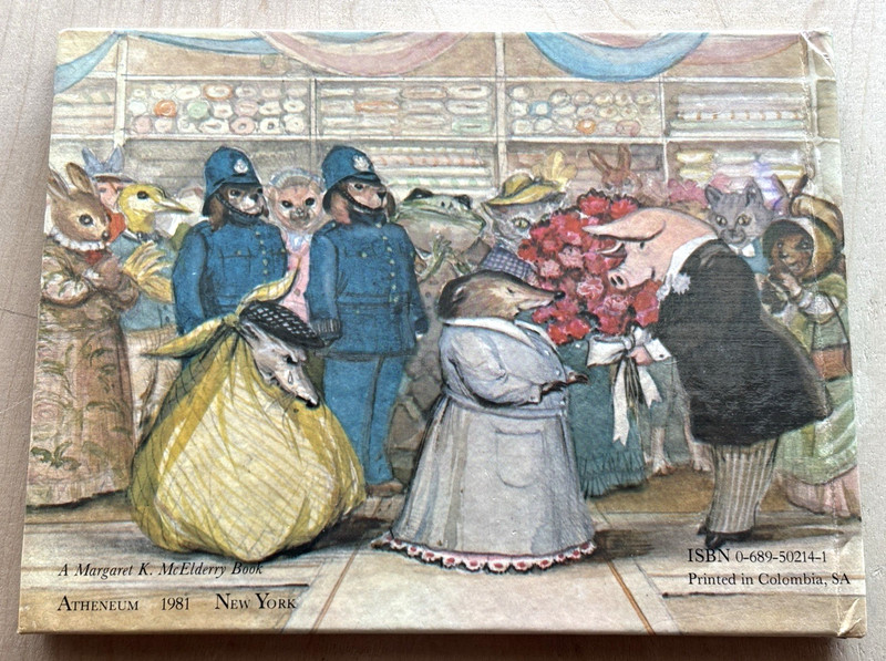 Vintage Shrewbettina Goes To Work Pop Up Book 1981 John Goodall 1st American Ed gallery