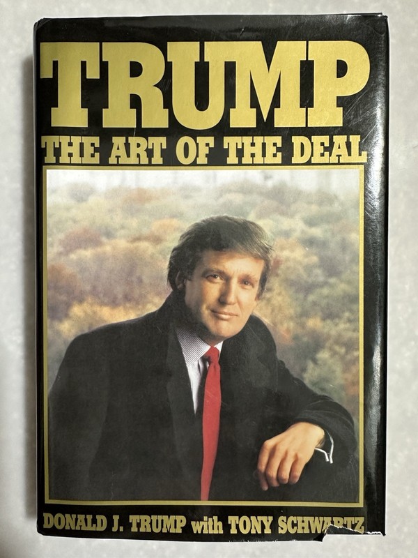 Trump The Art of the Deal Vintage Hardcover 1987 By Donald J. Trump
