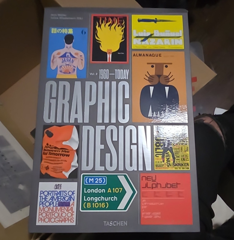 TASCHEN The History of Graphic Design Vol. 2 1960–Today Hardcover Illustrated