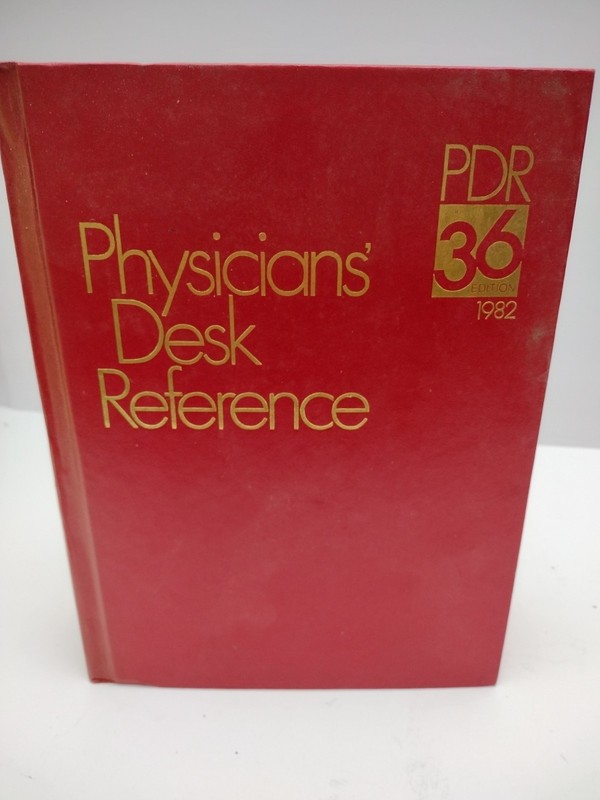 PDR 36th Edition 1982 Physicians' Desk Reference Hardcover 4 lbs + 10"X7.25" gallery