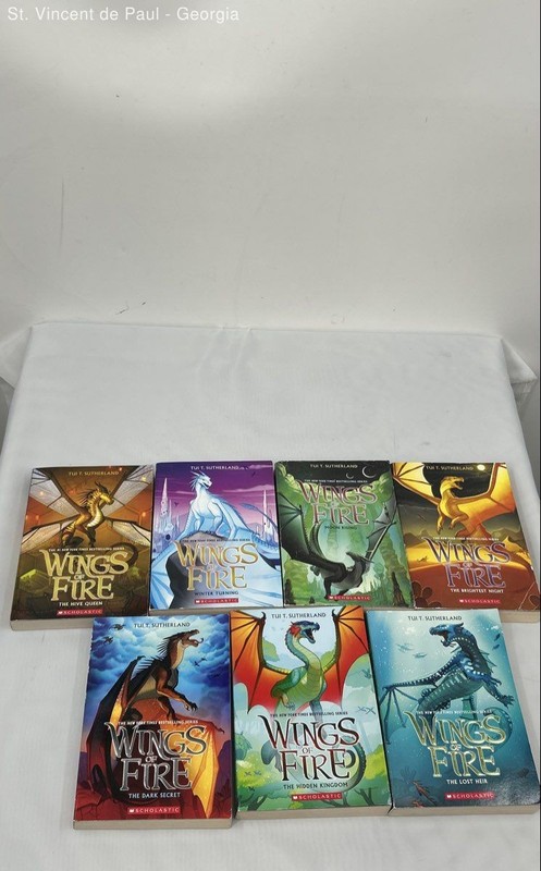 Wings of Fire Graphic Novel Lot of 7 Books #2-7 & 12 Tui T Sutherland Scholastic