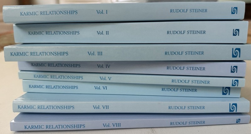 Set of 8: Esoteric Studies by Rudolf Steiner Vol. 1 to Vol. VIII
