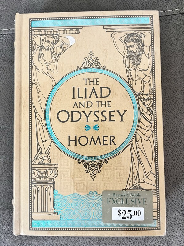 THE ILIAD AND THE ODYSSEY HOMER Samuel Butler Leather Bound Brand New Sealed