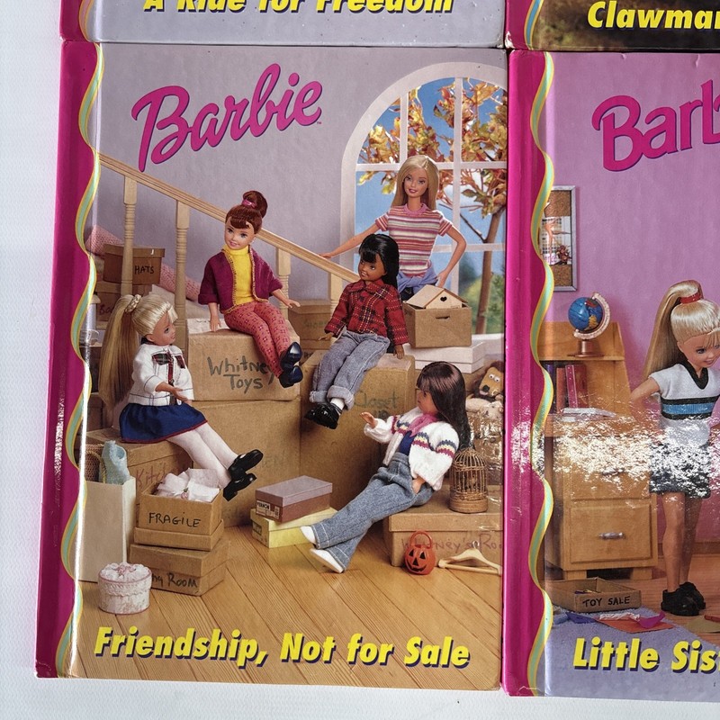 Barbie & Friends Barbie Core Grolier Books Club 1990's Hardcover Book Lot Of 8 gallery