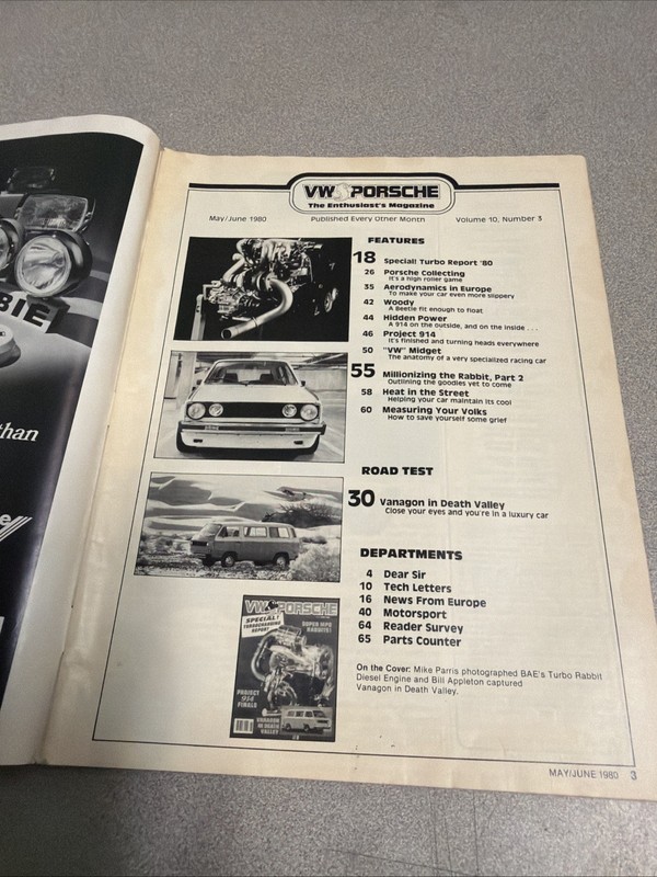 VW & Porsche Magazine May/Jun/1980 /Vol. 10 /# 3/Vanagon In Death Valley /F17C gallery