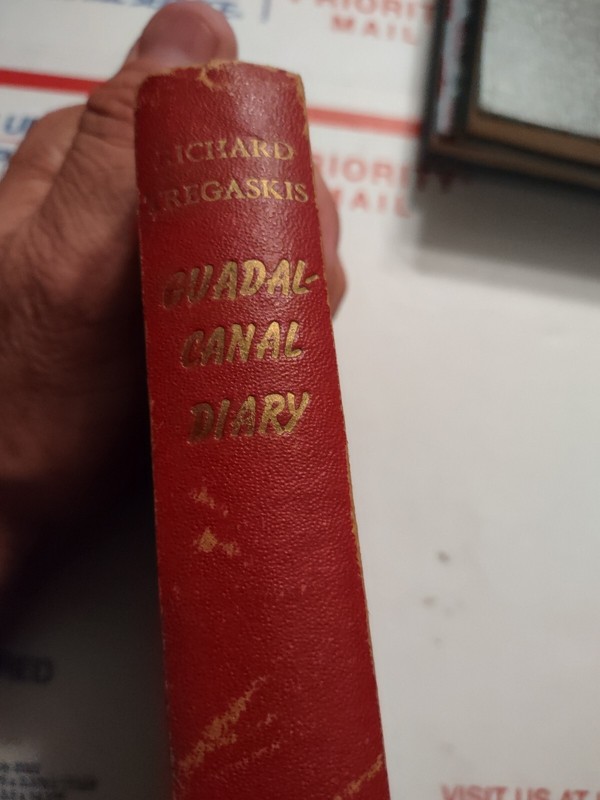 GUADALCANAL DIARY H/C PUB 1943 BY RICHARD TREGASKIS ILLUS 263 PAGES