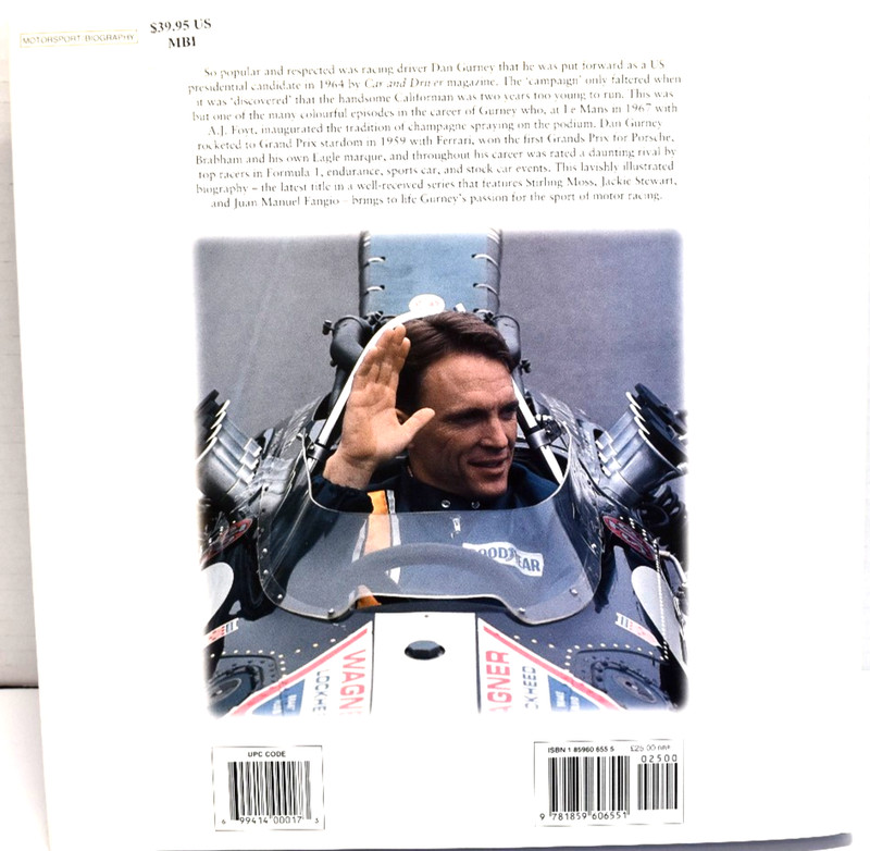 Dan Gurney: The Ultimate Racer by Karl Ludvigsen *VERY GOOD* gallery