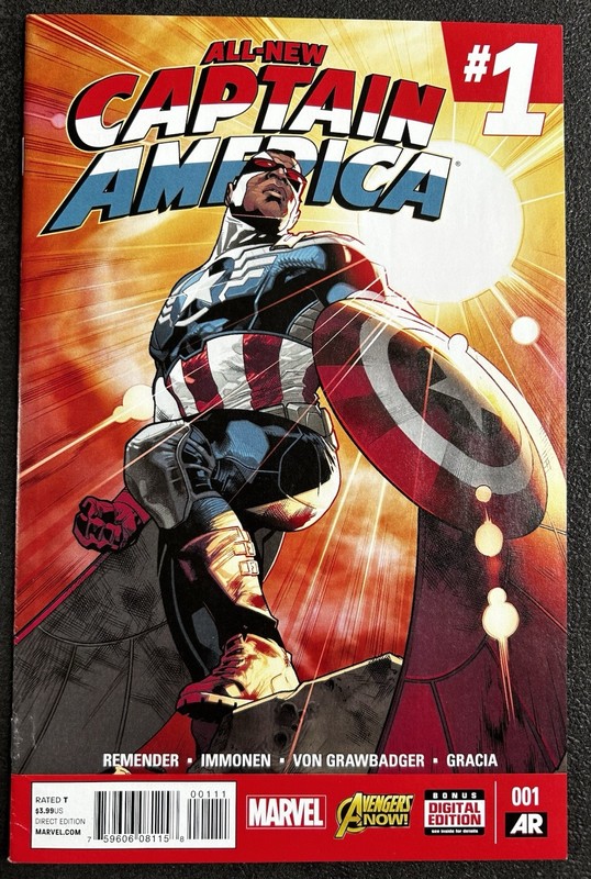 All-New Captain America #1 2015 Stuart Immonen Cover Variant A NM