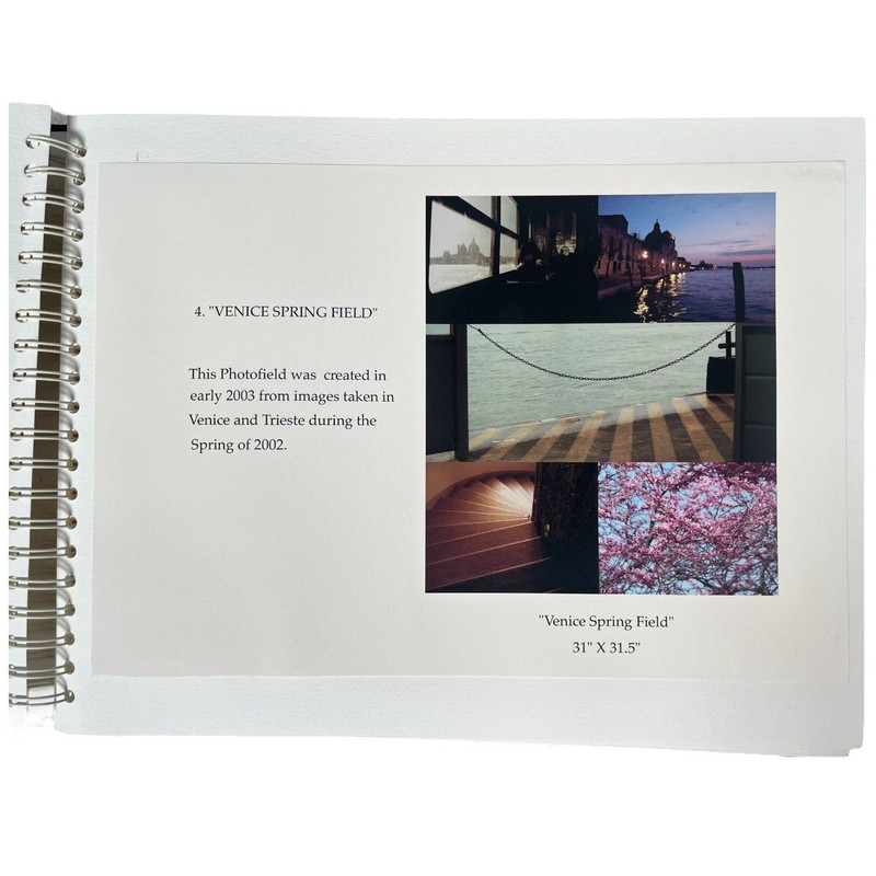 Photofields by Michael W. Barnard 2006 Art Photography Photos Laid in Book 15" gallery