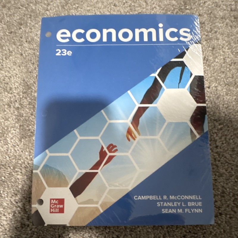 McGraw Hill Connect Economics 23rd Ed Paperback 2018 816p, Mconnell Brue Flynn gallery