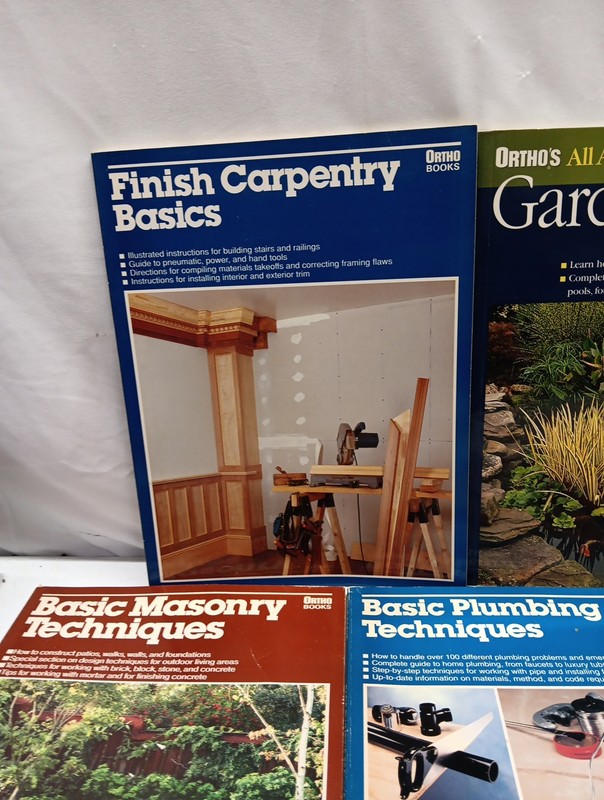 Ortho Books Lot Of 5 Mix Carpentry Pools Masonry Plumbing And Wiring gallery