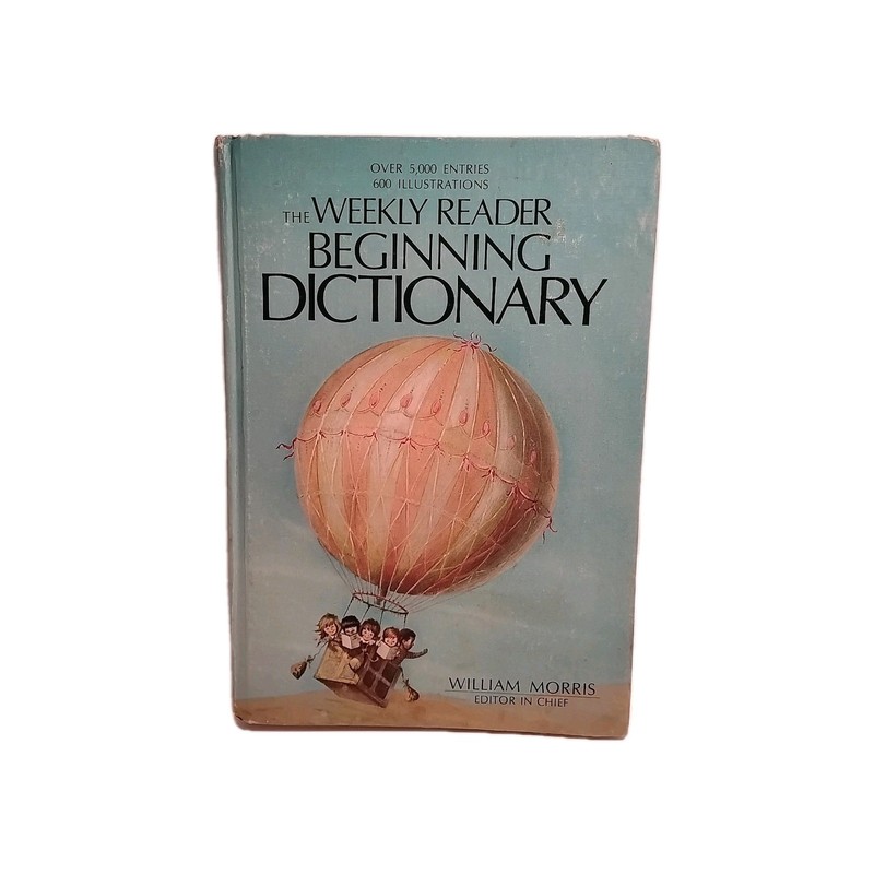 Vintage The Weekly Reader Beginning Dictionary, 1973, Illustrated Hardcover
