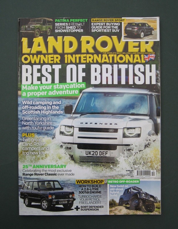 Land Rover Owner International Magazine October 2020 LRO 10/20 Best Of British