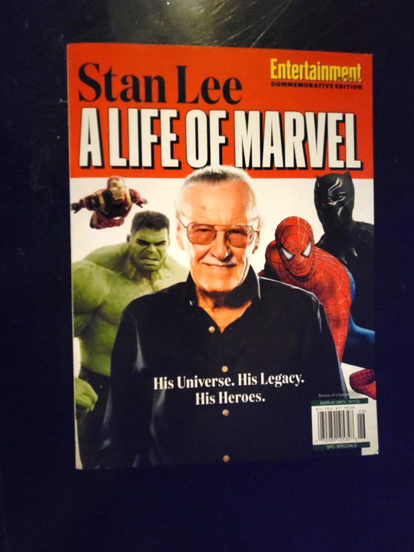 STAN LEE – A LIFE OF MARVEL- by Entertainment Weekly – His Universe – His Legacy