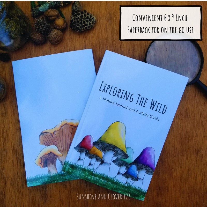 Nature Journal Exploring the Wild Kids Prompted Outdoor Observation Notebook B&W gallery
