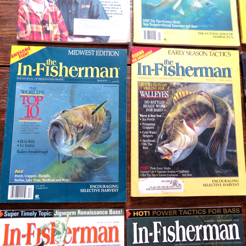 Lot of 1 In- Fisherman Magazines Fishing 1992-3 1993-2 2000-1 2003-1 2006-4 gallery