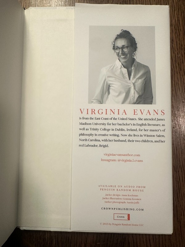 The Correspondent: A Novel by Virginia Evans (2025, Hardcover) gallery