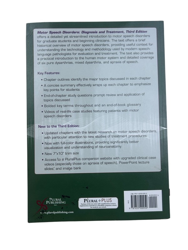Motor Speech Disorders : Diagnosis and Treatment by Donald B. Freed Good Used gallery