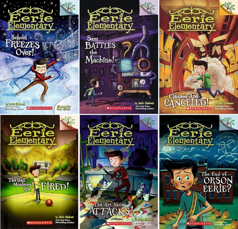 Eerie Elementary Series Books 5 – 10 by Jack Chabert NEW Paperback