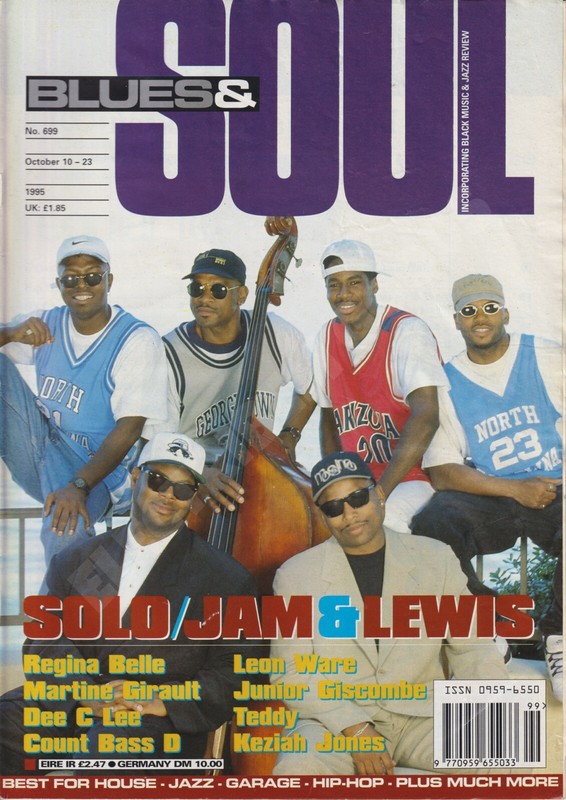 BLUES & SOUL MAGAZINE – SOLO/JIMMY JAM & TERRY LEWIS, DEE C LEE – OCT 95