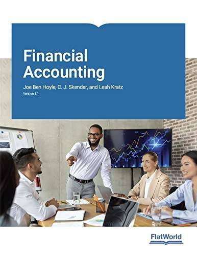 Financial Accounting Version 31 – Paperback By Joe Ben Hoyle – VERY GOOD