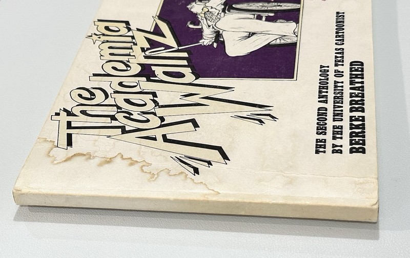 THE ACADEMIA WALTZ-BOWING OUT BY BERKE BREATHED 1st Ed. RARE COMIC UT Cartoonist gallery