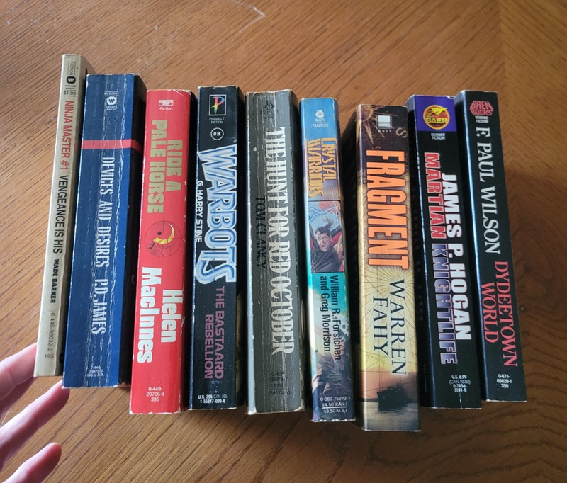 Vtg Books Combat Spy Espionage War Fiction Mixed Authors Paperback Lot of 9 gallery