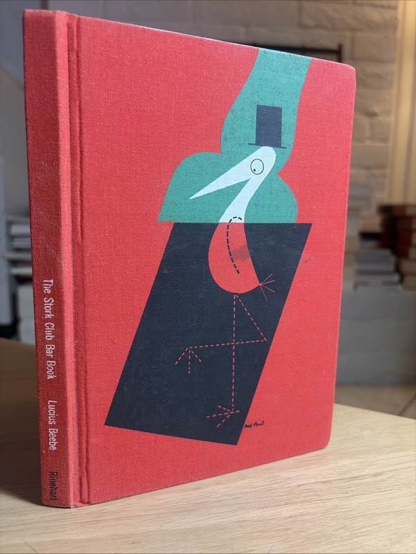 The Stork Club Bar Book Lucius Beebe 1946 1st Edition 1st Print Paul Rand HC VG+