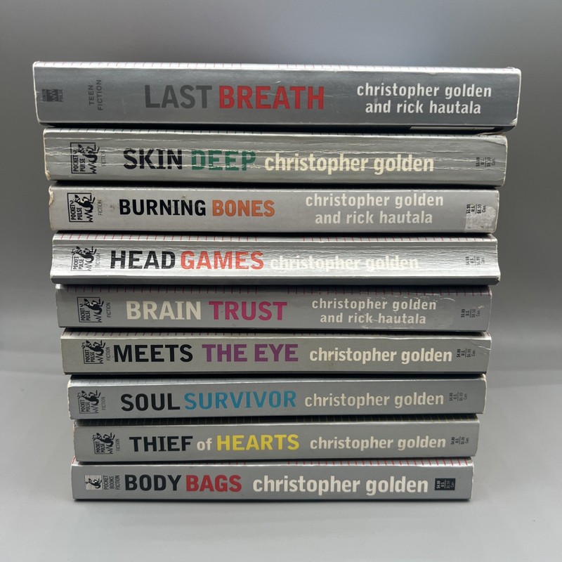 Body of Evidence Paperback Book Lot of 9 Christopher Golden Near Complete Series