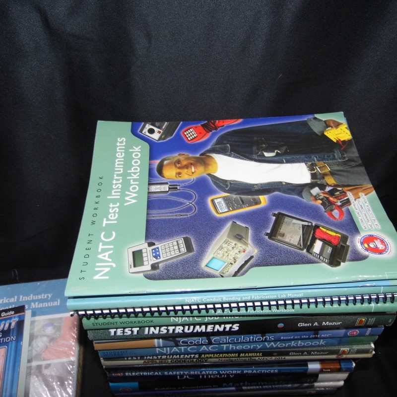 NJATC Electrician Training Books Lot IBEW NECA 21 Diffrent Books Apprenticeship gallery