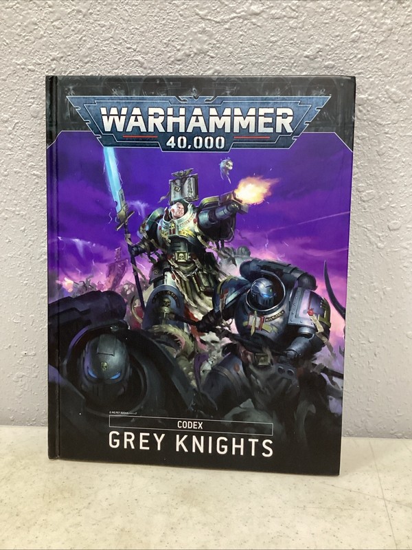 Warhammer 40k GREY KNIGHTS CODEX BOOK 9TH EDITION (used) jm4292624