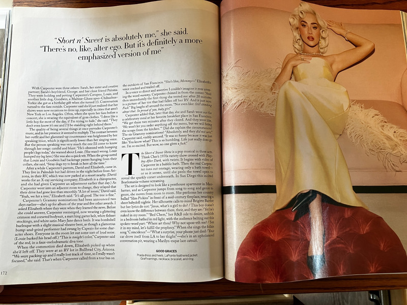 Sabrina Carpenter Vogue Magazine US March 2025 Volume 235 Issue 3 gallery
