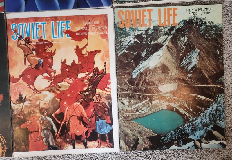 USSR SOVIET LIFE MAGAZINE VINTAGE 1974 COMPLETE YEAR 12 IRON CURTAIN RUSSIA FN gallery