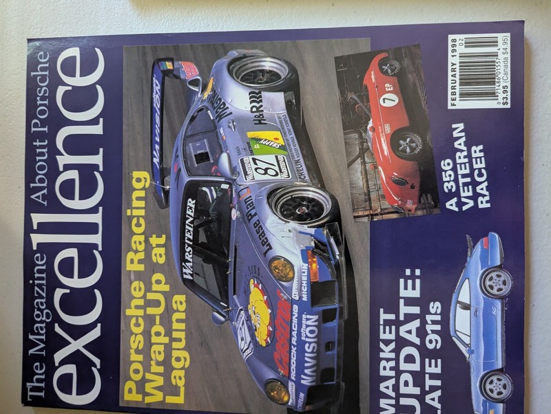 Excellence Magazine Porsche 1998 Full Year Lot 8 Very Good+ Condition Vol gallery
