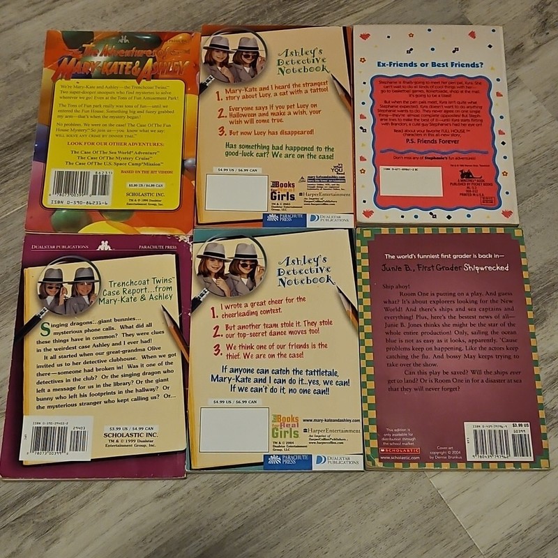 Vtg Chapter Books Lot 26 Babysitters Club Mary Kate Full House Mystery Paperback gallery