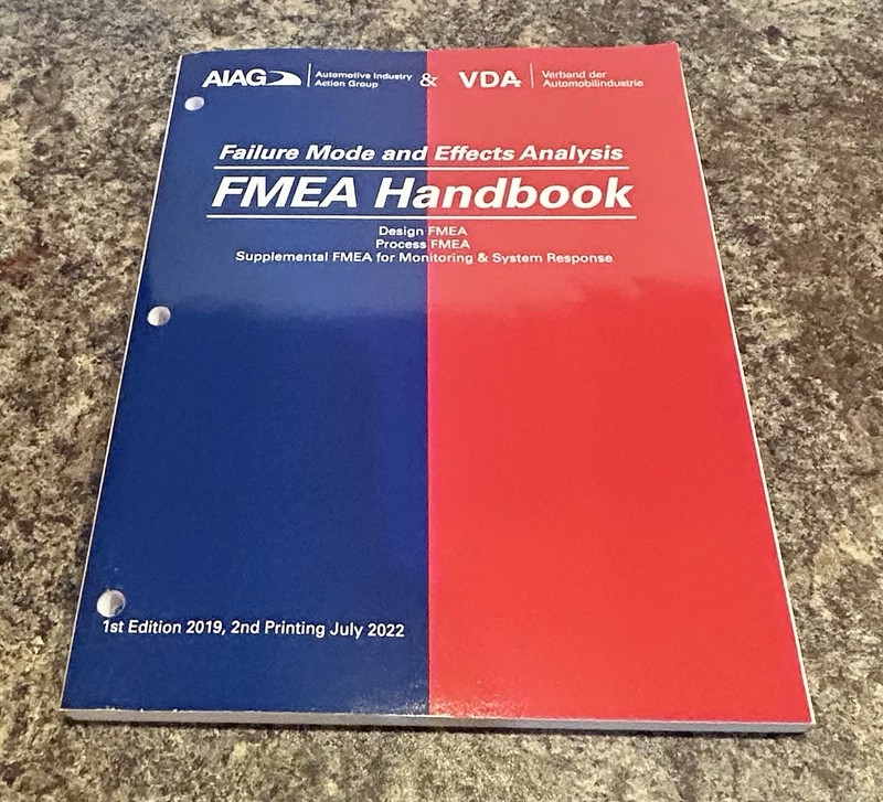 AIAG & VDA FMEA Handbook 1st Edition 2019 English Quality Control PFMEAV-1