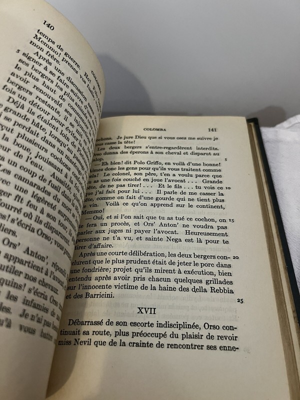 Merimee Colomba ....O.T. Robert....D C Heath Company Published 1927 Antique Book gallery