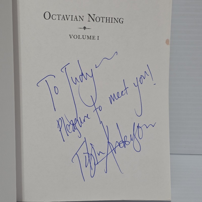 SIGNED M.T. Anderson Octavian Nothing Vol 1 Pox Party Advance Reading Copy ARC gallery
