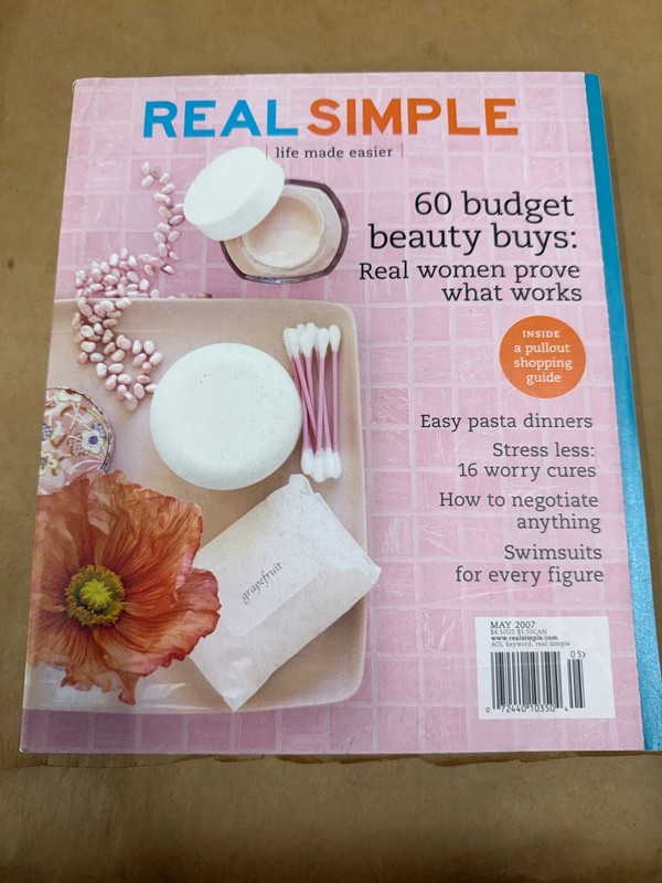 REAL SIMPLE May 2007 Magazine Budget Beauty Buys Lifestyle Women Home